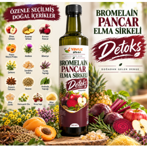 Yavuz Şifa Evi Detoks Sirkesi 500ml