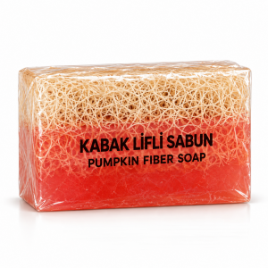 Doğal Kabak Lifli Gül Özlü Sabun 130 Gr